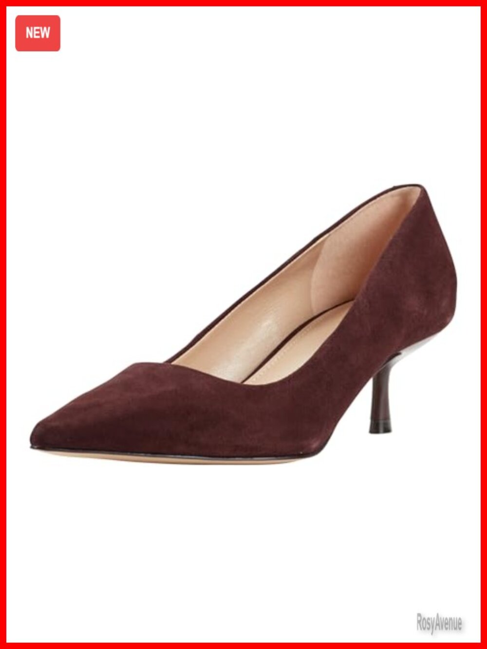 Marc Fisher LTD Calynna Suede Stiletto Heel Pointed Toe Dress Pumps